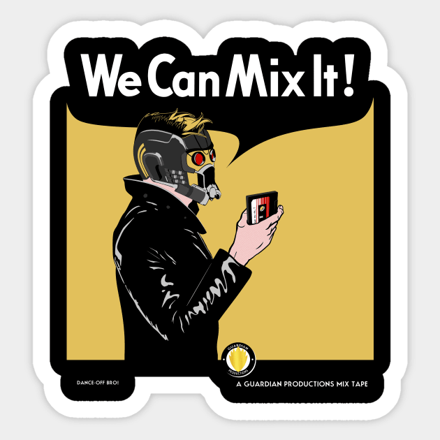 We Can Mix It! Sticker by a_man_oxford